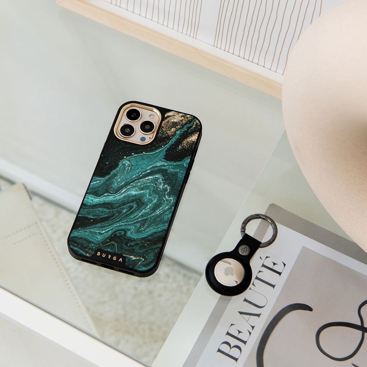 Emerald Pool - Elegant iPhone 12 Pro Max Case