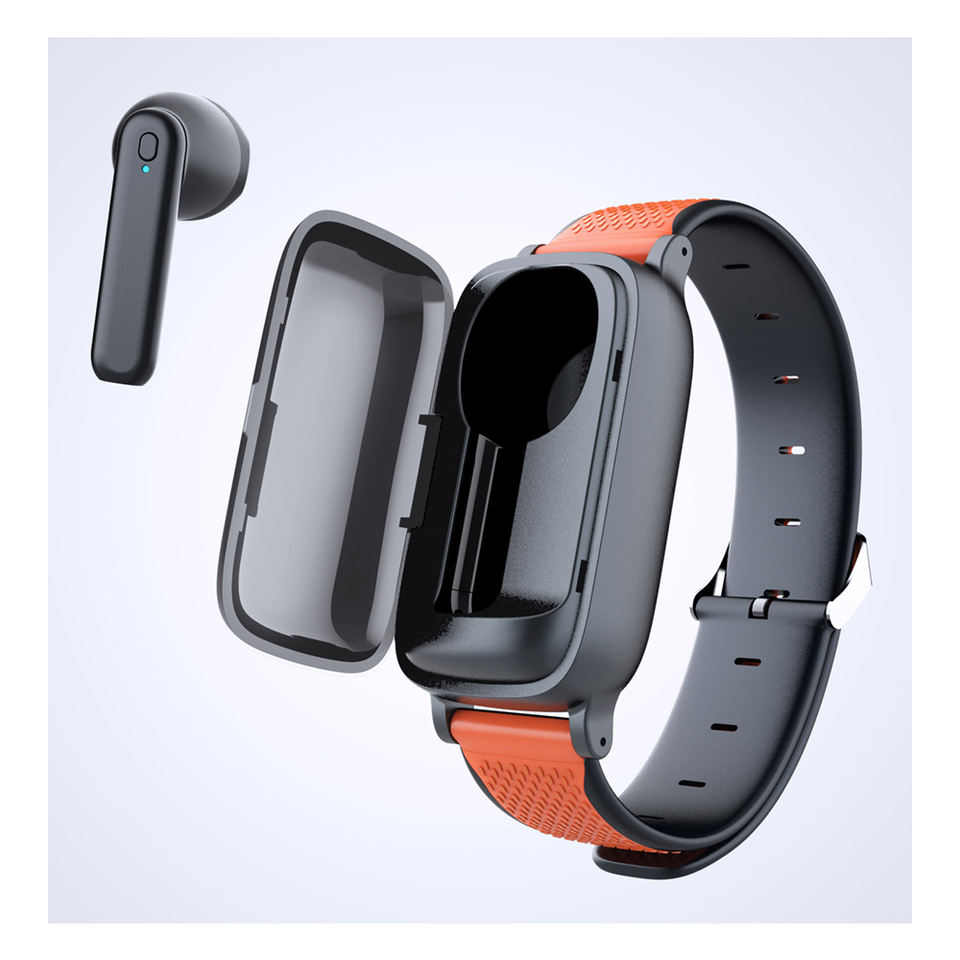 Intelligent Wear Smart Wearable Watches True Wireless Stereo Earphones Earbuds BT Headsets Wireless Headset with Microphone