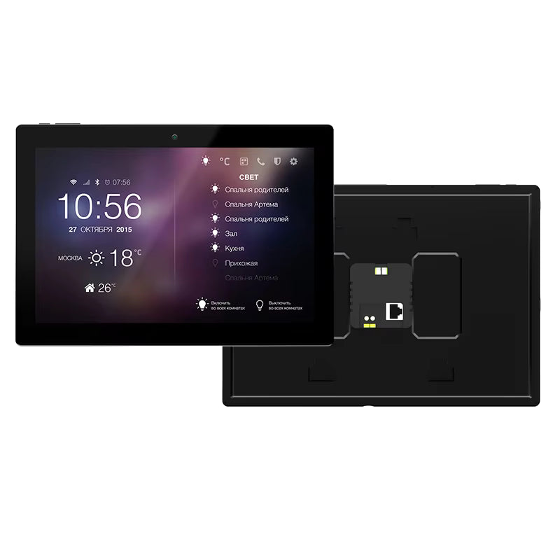 2026 New Device 10.1 Inch IPS 1280x800 Touch Wifi PoE Smart Home System with Control 4 App for Home Automation