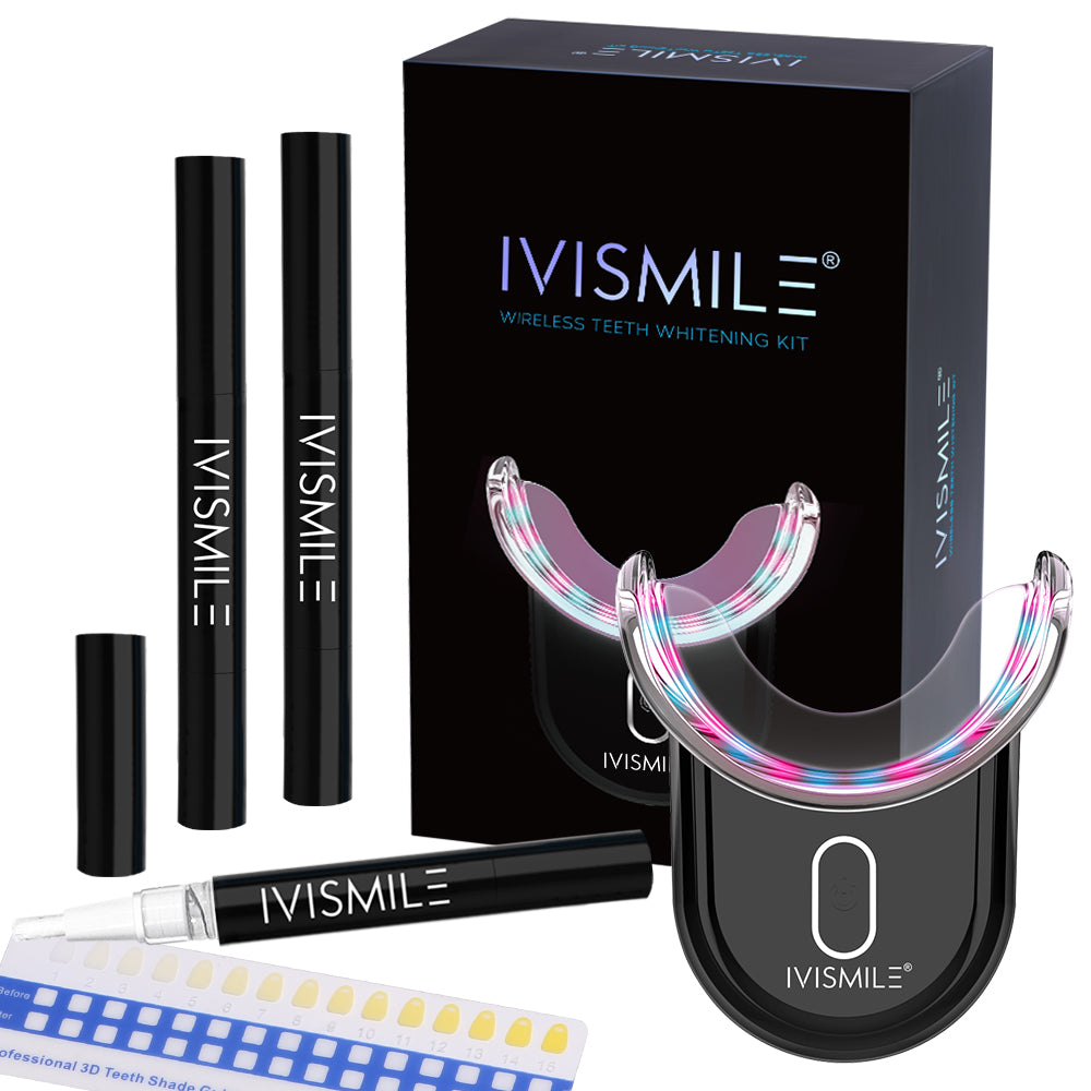 2024 IVISMILE Oral Fresh and Whitening Teeth Kit With 32 LED Whitening Light OEM ODM