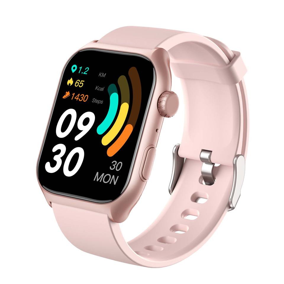 Starmax GTS7 Pro Unisex Smart Touch Screen Square TFT Display Sport Smart Watch with Email & Period Tracking IP68 Waterproof