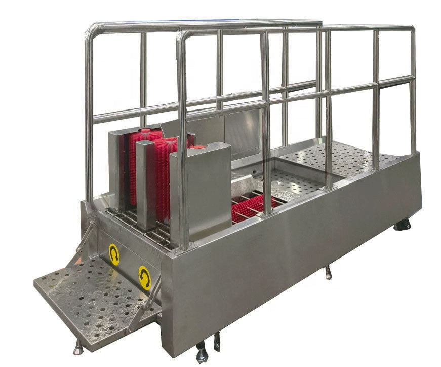 Automatic Non-Contact Hygiene Cleaning Station Customized Water Boots Shoe Sole Hand Washing Disinfection Washer Machine