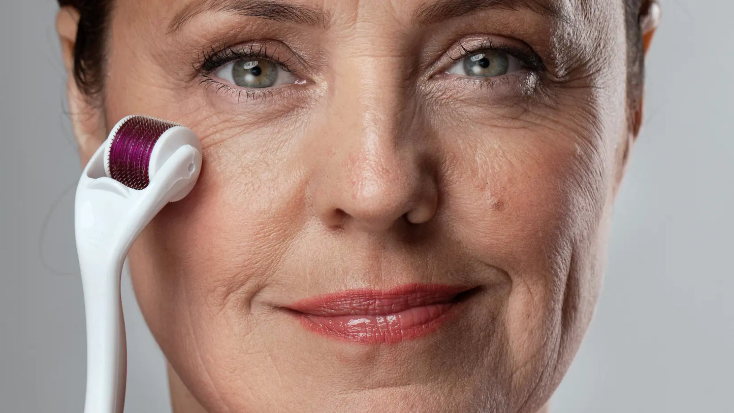 Advanced Collagen Boosting Micro Roller 192 Needles for Anti-Aging&Skin Tightening