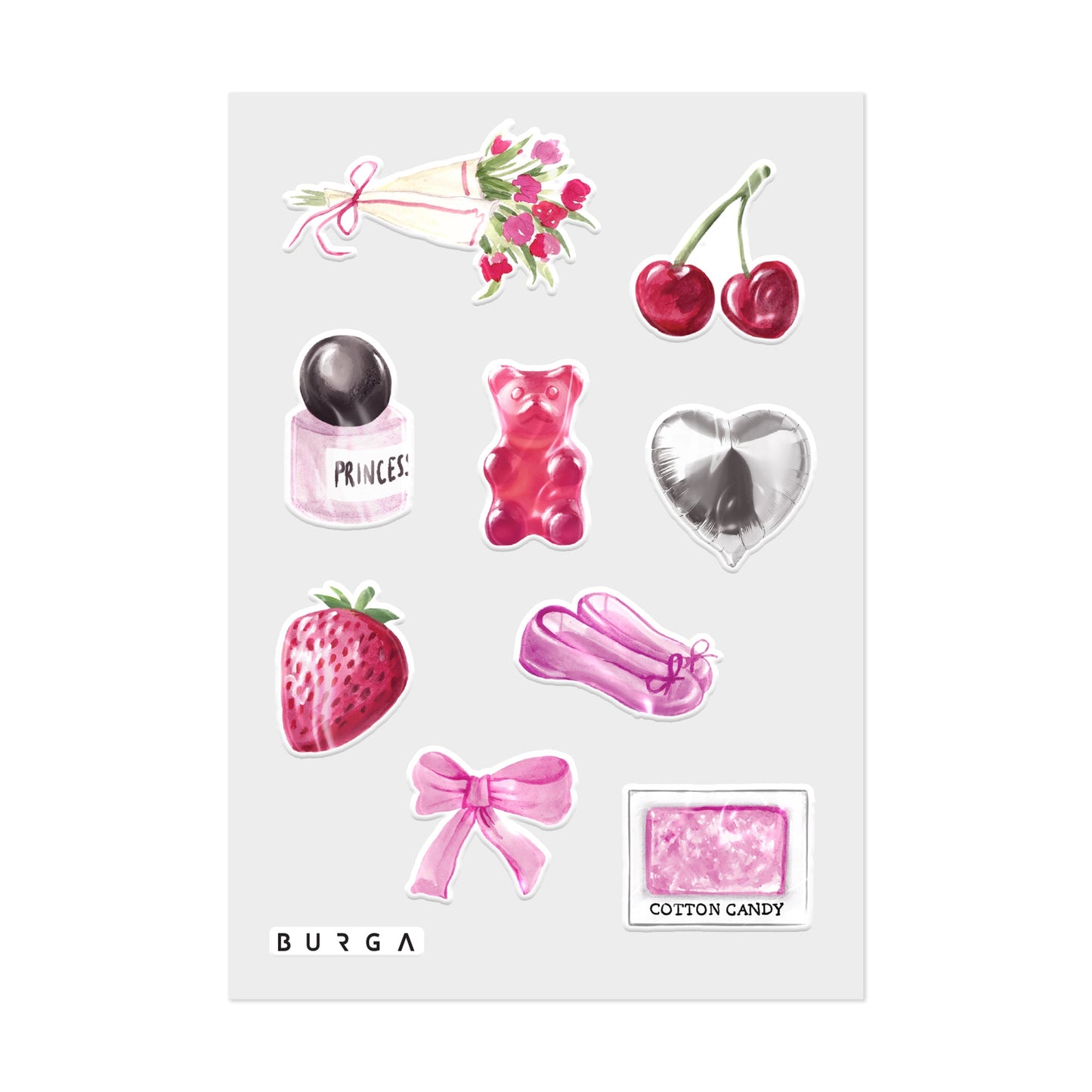Baby Girl - 3D Stickers