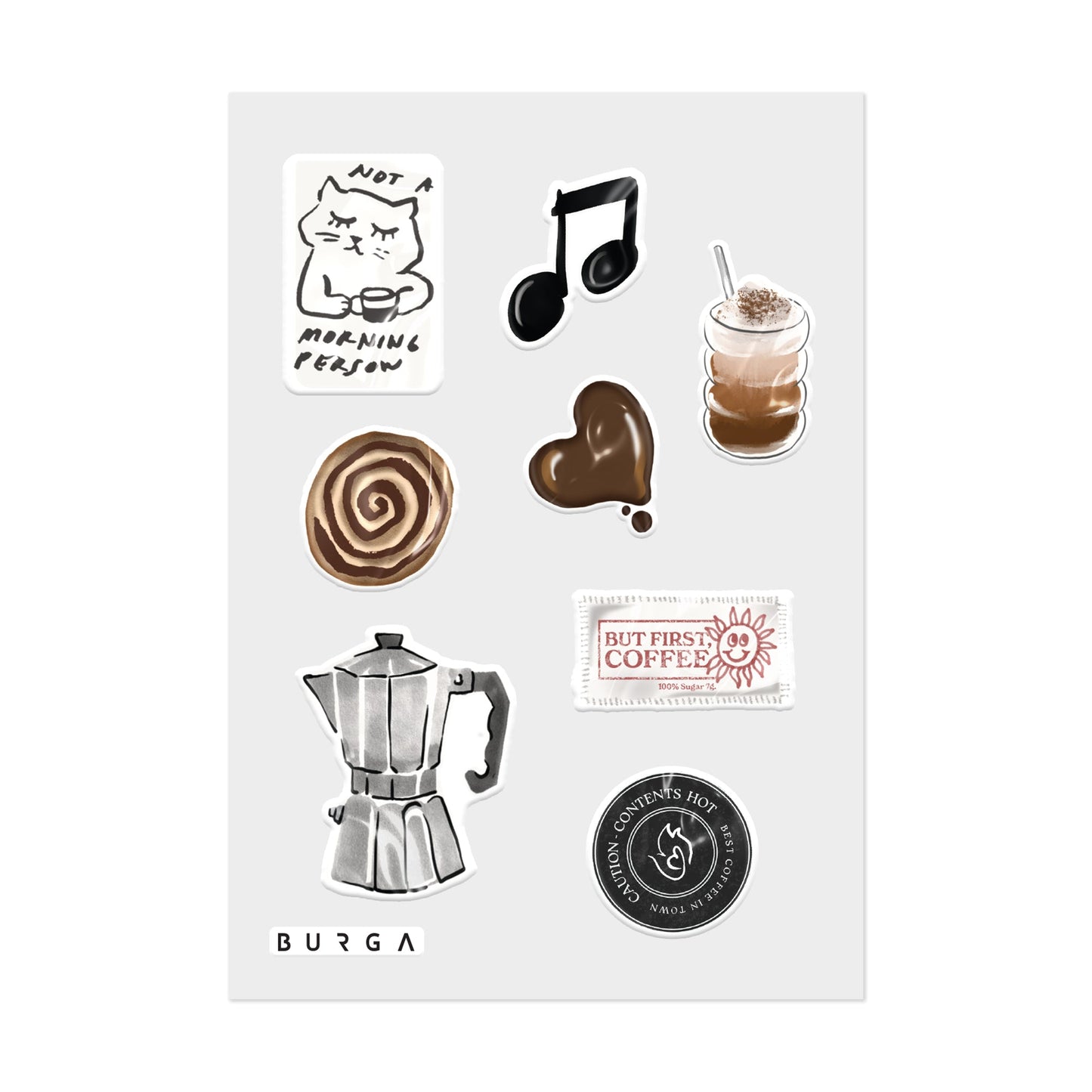 Oat Milk Please - 3D Stickers