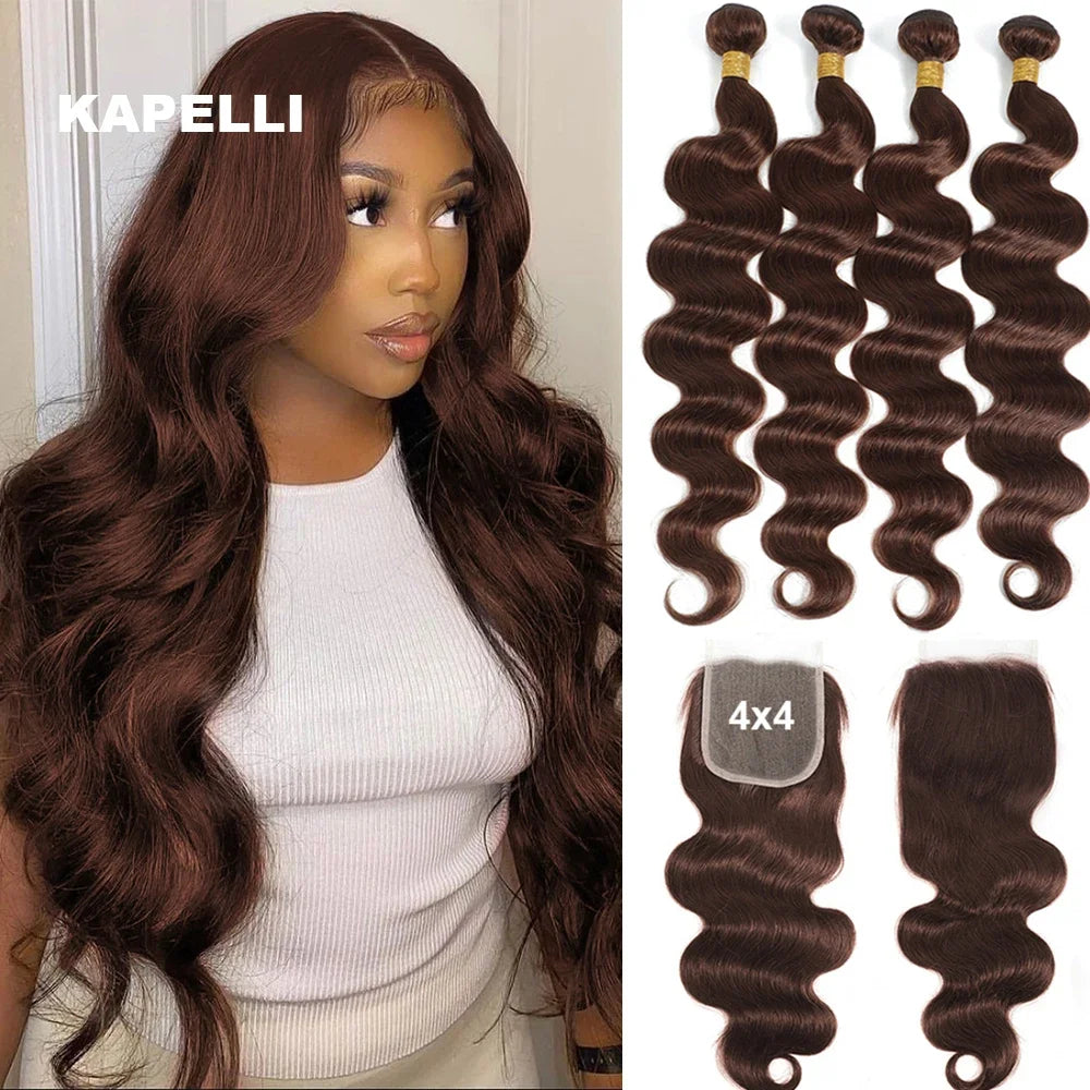 Unprocessed Brazilian Body Wave Human Hair Bundles HD Frontal/Closure Invisible Melt Skin Lace 4x4 13x4 100% Raw Remy Hair Weave