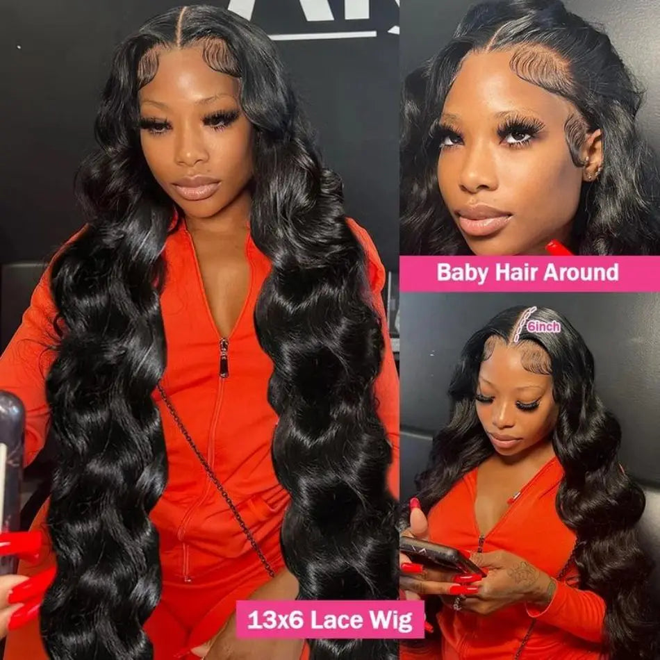 Body Wave Human Hair Wigs Glueless Lace Frontal Wigs 5X5 Hd Lace Closure Wigs Pre Cut Brazilian For Women 220 Density 30 32 Inch