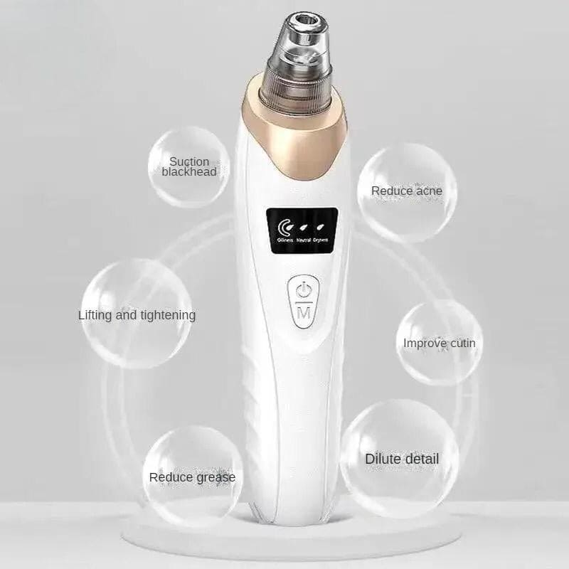 Professional Portable Electric Face Vacuum Suction Blackhead Cleaner Tool Rechargeable Vacuum Blackhead Remover Tools