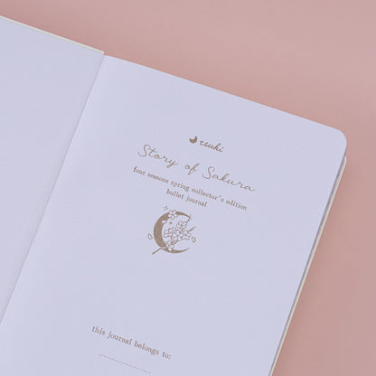 Tsuki ‘Story of Sakura’ Collector’s Edition Luxury Bullet Journal ☾