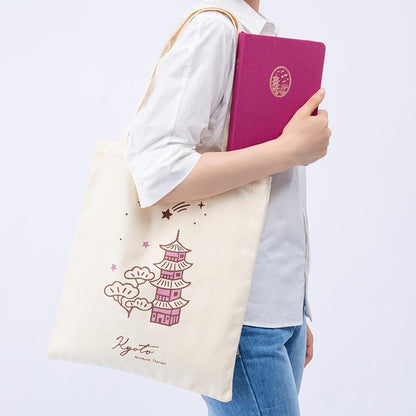Tsuki ‘Sights of Japan’ Tokyo + Kyoto Tote Bags ☾