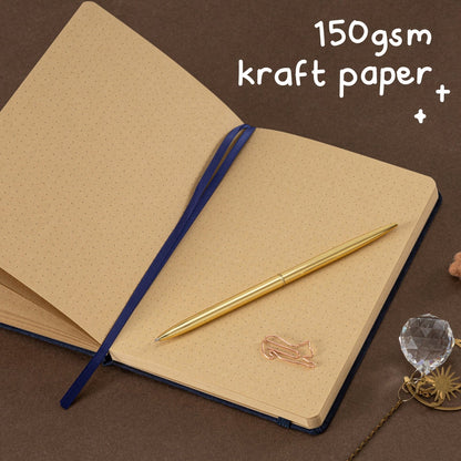 Tsuki ‘Midnight Neko Dreams’ Kraft Paper Bullet Journal ☾