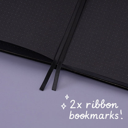 Tsuki ‘Lunar Unicorn’ Limited Edition Black Page Bullet Journal ☾