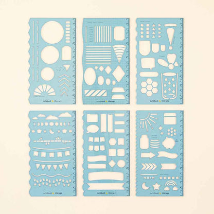 Tsuki Bullet Journal Stencil Set ☾