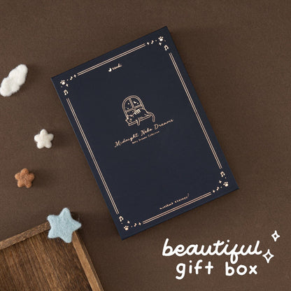 Tsuki ‘Midnight Neko Dreams’ Limited Edition Bullet Journal ☾