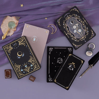 Tsuki ‘Lunar Unicorn’ Limited Edition Black Page Bullet Journal ☾
