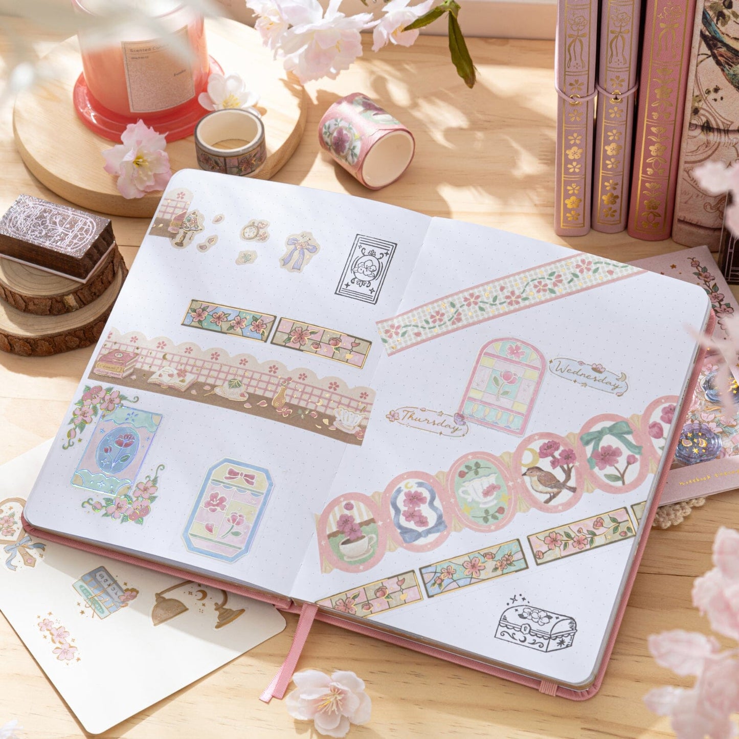 Tsuki ‘Sakura Luna’ Limited Edition Luxury Bullet Journal ☾