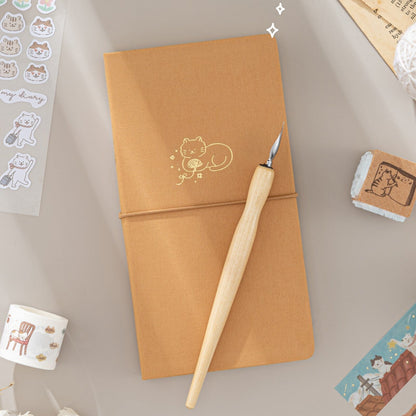 Tsuki ‘Neko Days’ Travel Notebook Gift Set ☾