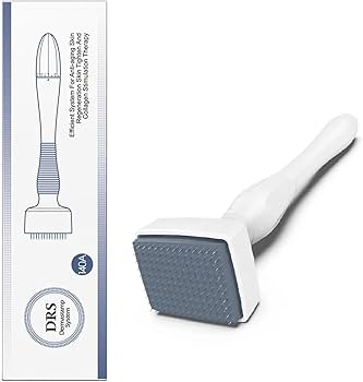 High Quality DRS140A Micro Derma Roller Adjustable Titanium Microneedle Stamp for Face Hair Beard Care Home Use Micromassage