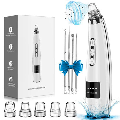 5 Head Pore Cleanser Vacuum Electric Suction Facial Comedo Acne Extractor Tool Kit Vacuum Blackhead Remover