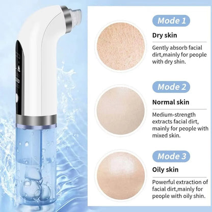 2 in 1 Pore Vacuum Skin Moisturizing Wrinkles Blackhead Remover Hair Care Dermoelectroporation Hydralift EP HydraDEP Machine