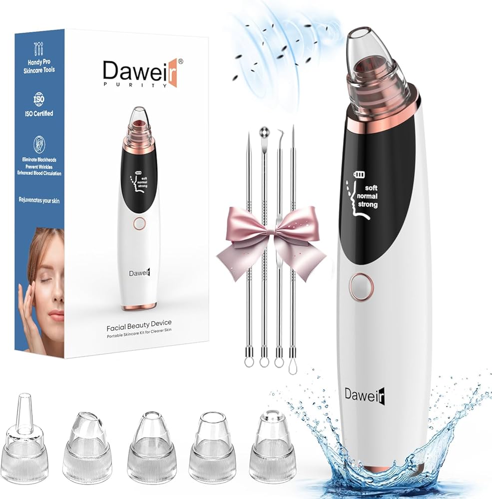 Private Label Portable Electric Facial Skin Care Pore Cleaner Blackhead Removal Vacuum Blackhead Cleansing and Beautifying Tool