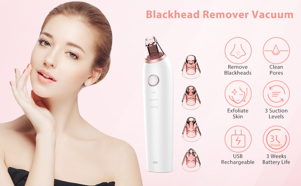 Most Popular USB Vacuum Cleaner HY9 Blackhead Absorber Acne Removing Facial Cleaning Tools Electric Pore Export Household Beauty