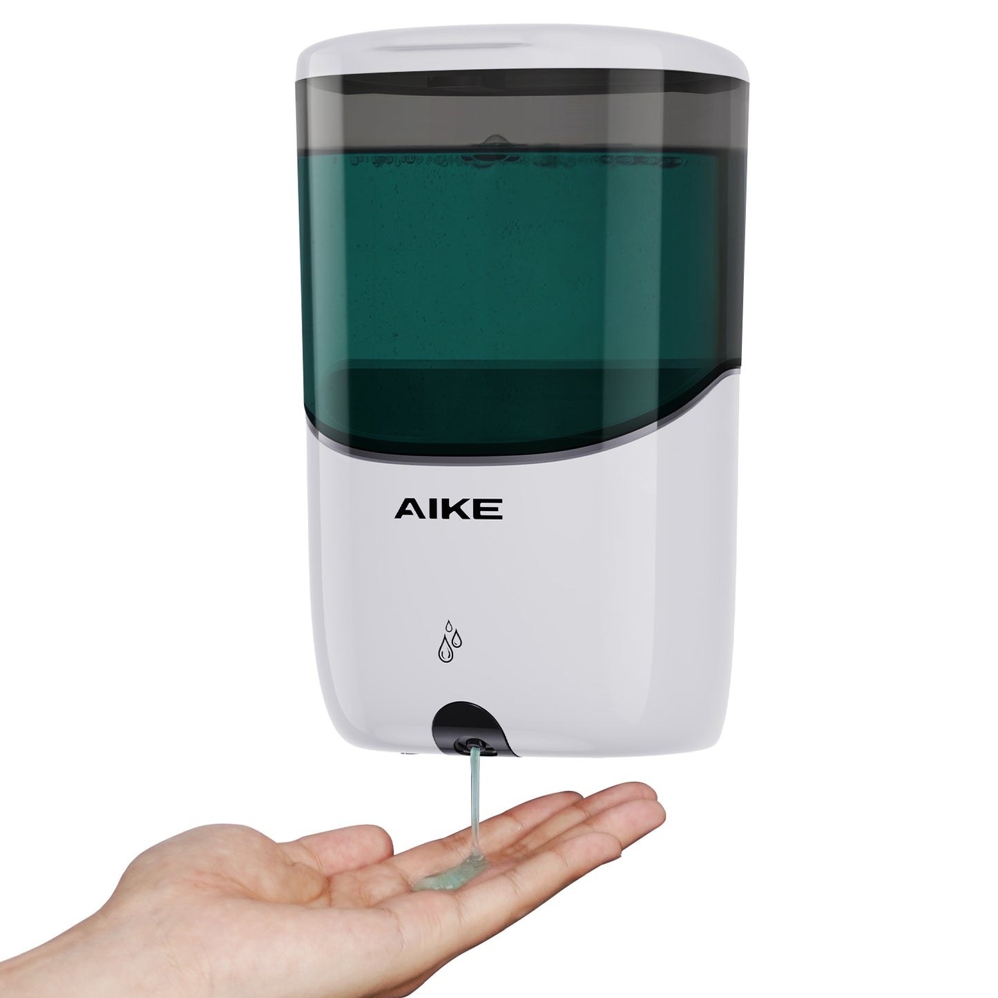 Best Price Battery-Powered Automatic Sensor Soap Dispenser AIKE AK1216 Commercial ABS Touchless for Restaurant Hotel Outdoor