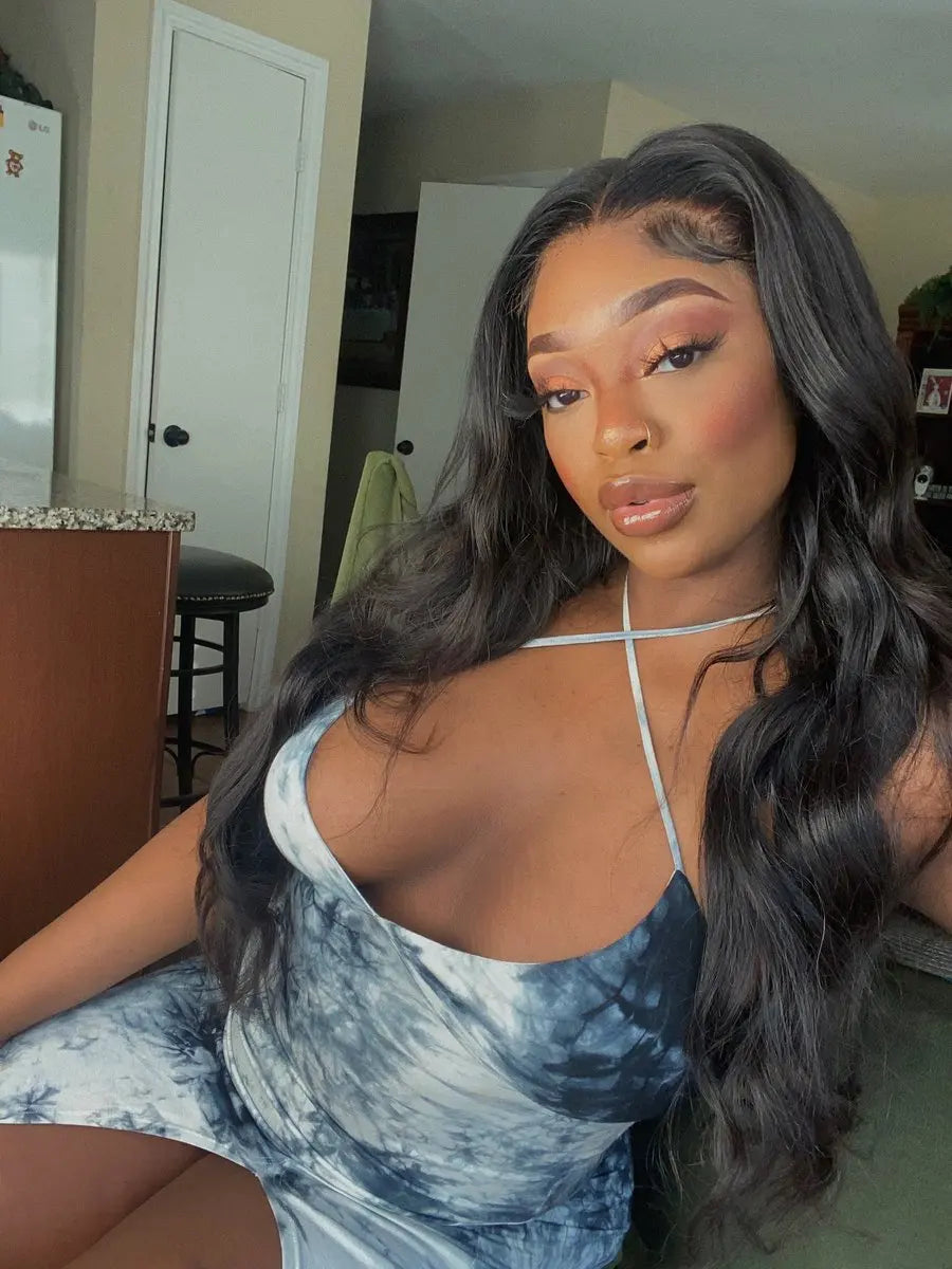 Body Wave Bundles Human Hair 1/3/4 Bundles 100% Human Hair Natural Black Color Brazilian Virgin Weave Bundles Hair Extensions