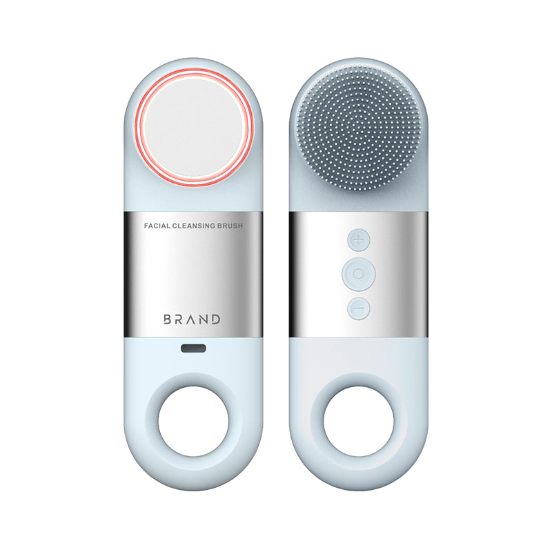 Hot Silicone Face Washing Machine Ultrasonic Vibration Waterproof Facial Cleansing Brush Face Washing Product New
