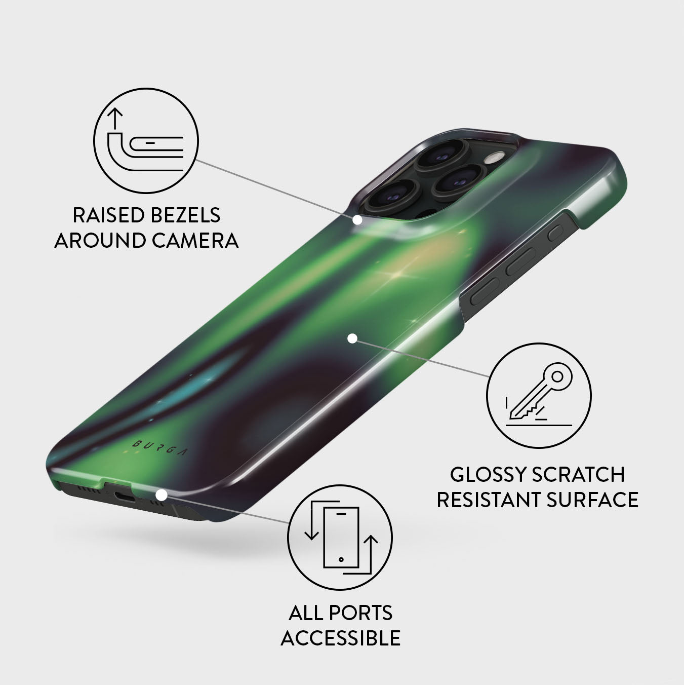 Aurora - iPhone 15 Pro Max Case