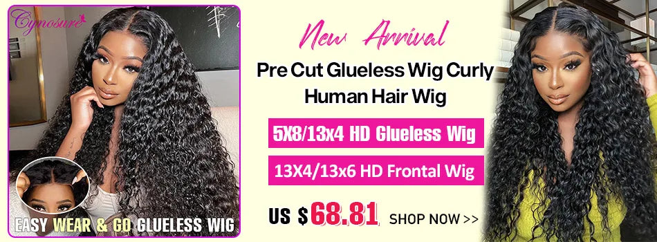 Cynosure 13X4/13X6 HD Transparent Lace Front Human Hair Wigs for Women Pre Plucked Remy Brazilian Straight Lace Frontal Wig