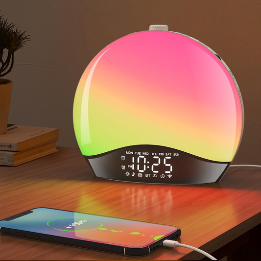 3-in-1 Modern Fast Charging Multi-Function LCD Clock Decorative Wireless Charger with Calendar Stand Phone Holder