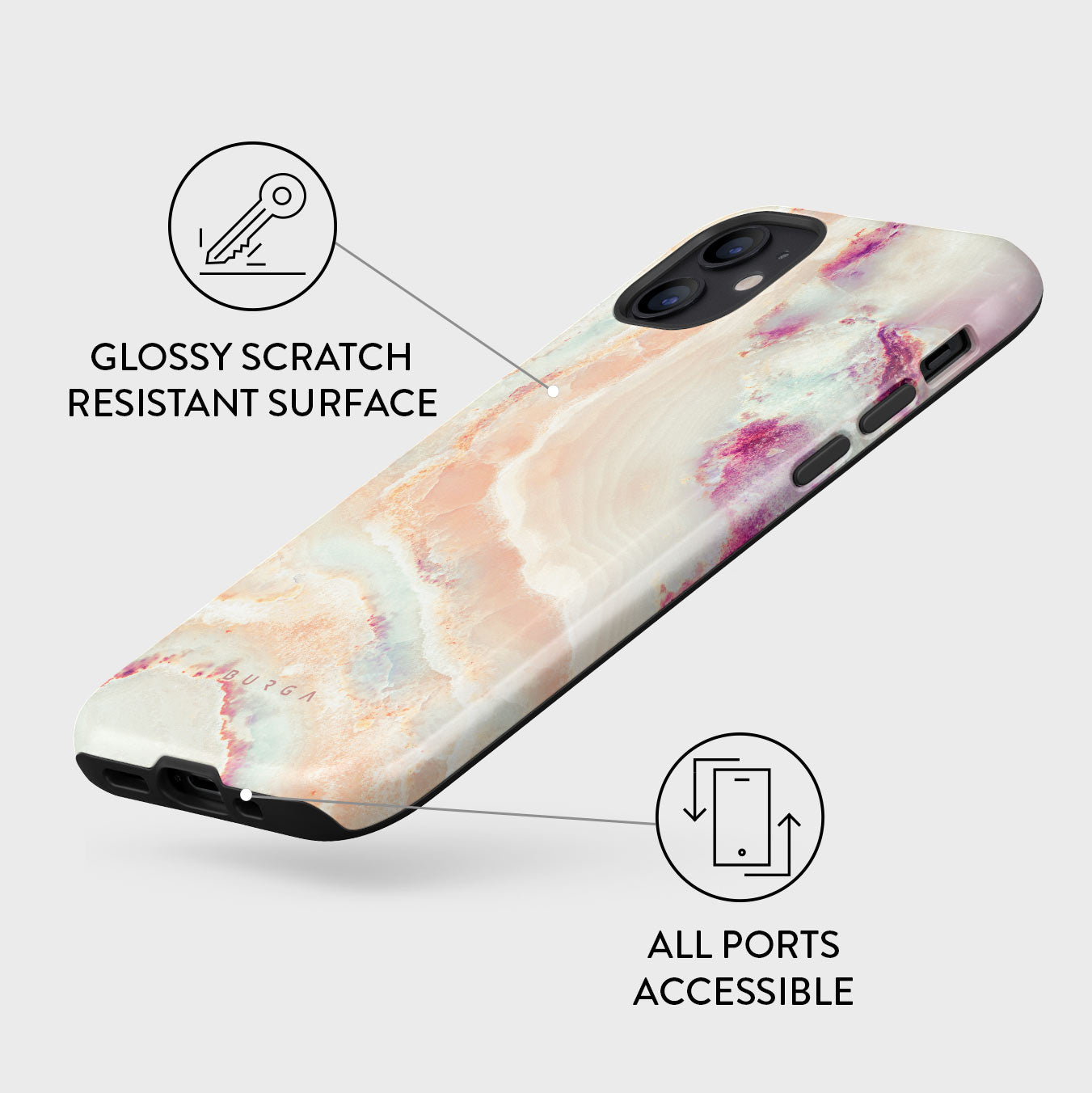 Berry Sorbet - Girly iPhone 12 Case