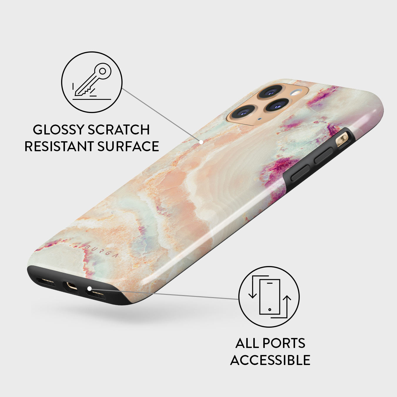Berry Sorbet - Girly iPhone 11 Pro Case