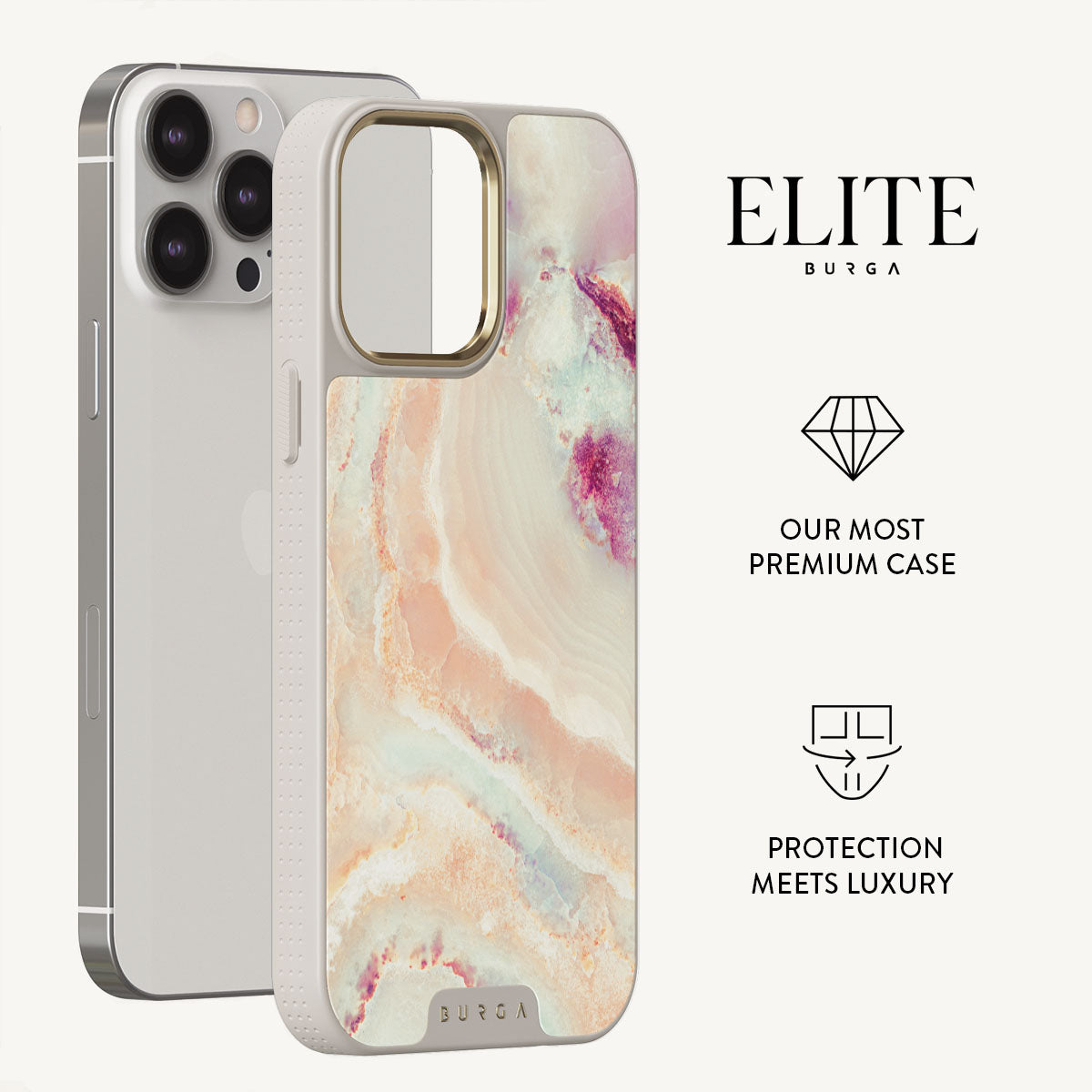 Berry Sorbet - Girly iPhone 13 Pro Max Case
