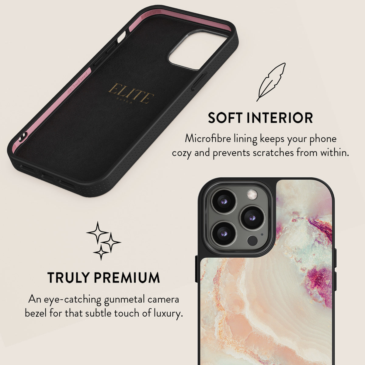 Berry Sorbet - Girly iPhone 13 Pro Max Case
