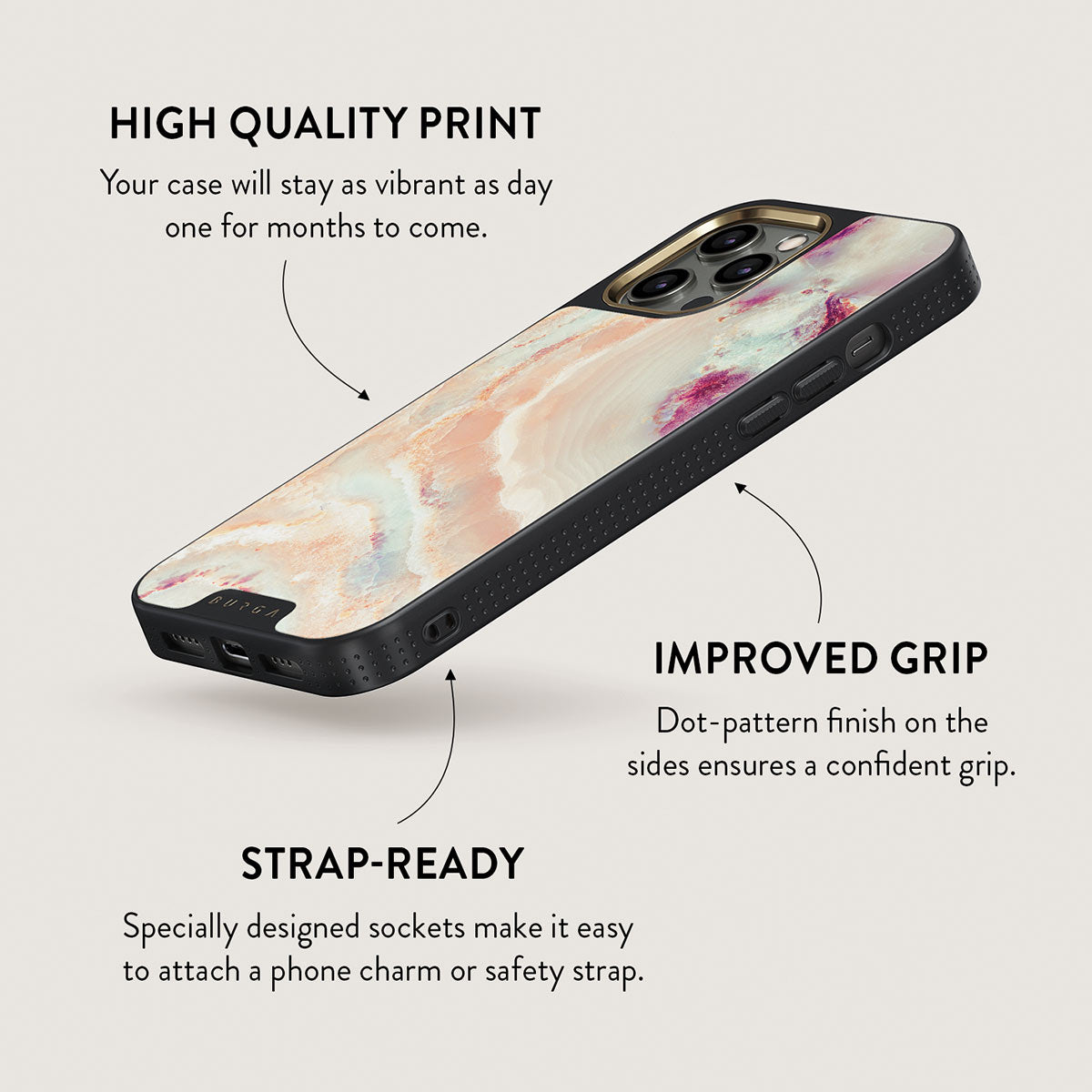 Berry Sorbet - Girly iPhone 12 Pro Max Case