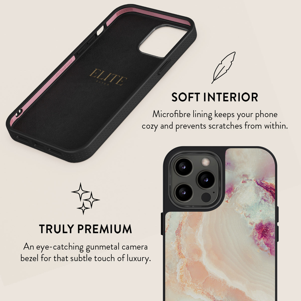 Berry Sorbet - Girly iPhone 12 Pro Case