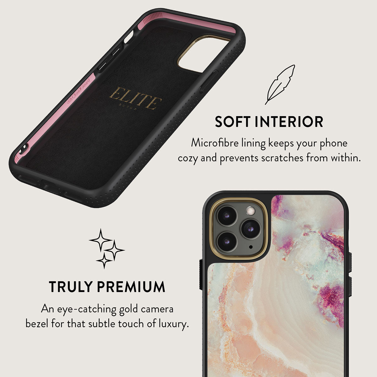 Berry Sorbet - Girly iPhone 11 Pro Case
