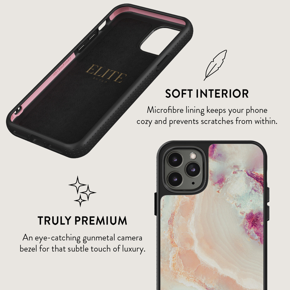 Berry Sorbet - Girly iPhone 11 Pro Case