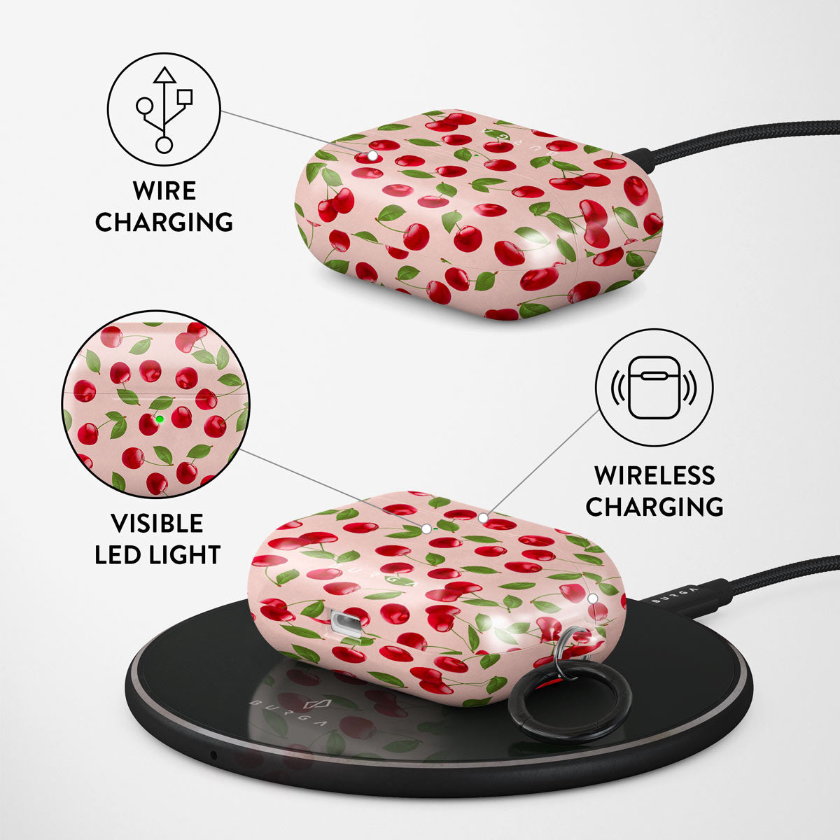 Afternoon Treat - Cherry AirPods Pro Case