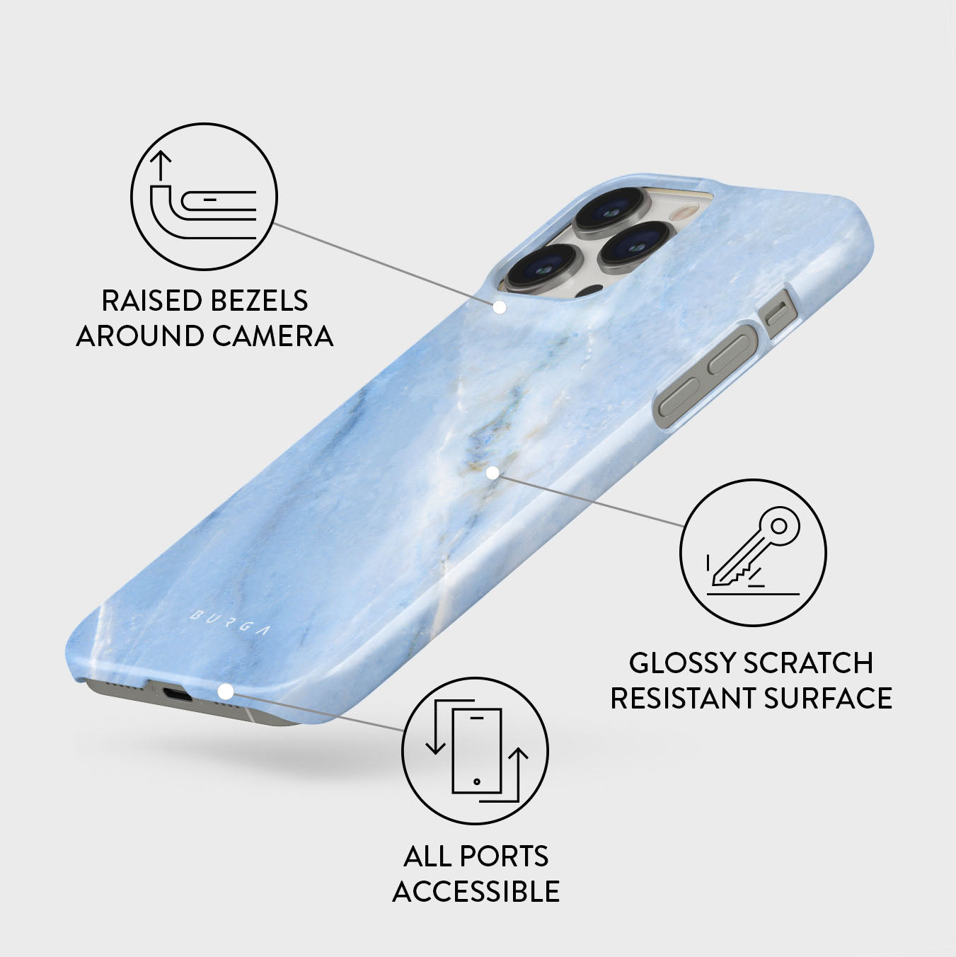 Fluffy Clouds - iPhone 13 Pro Max Case