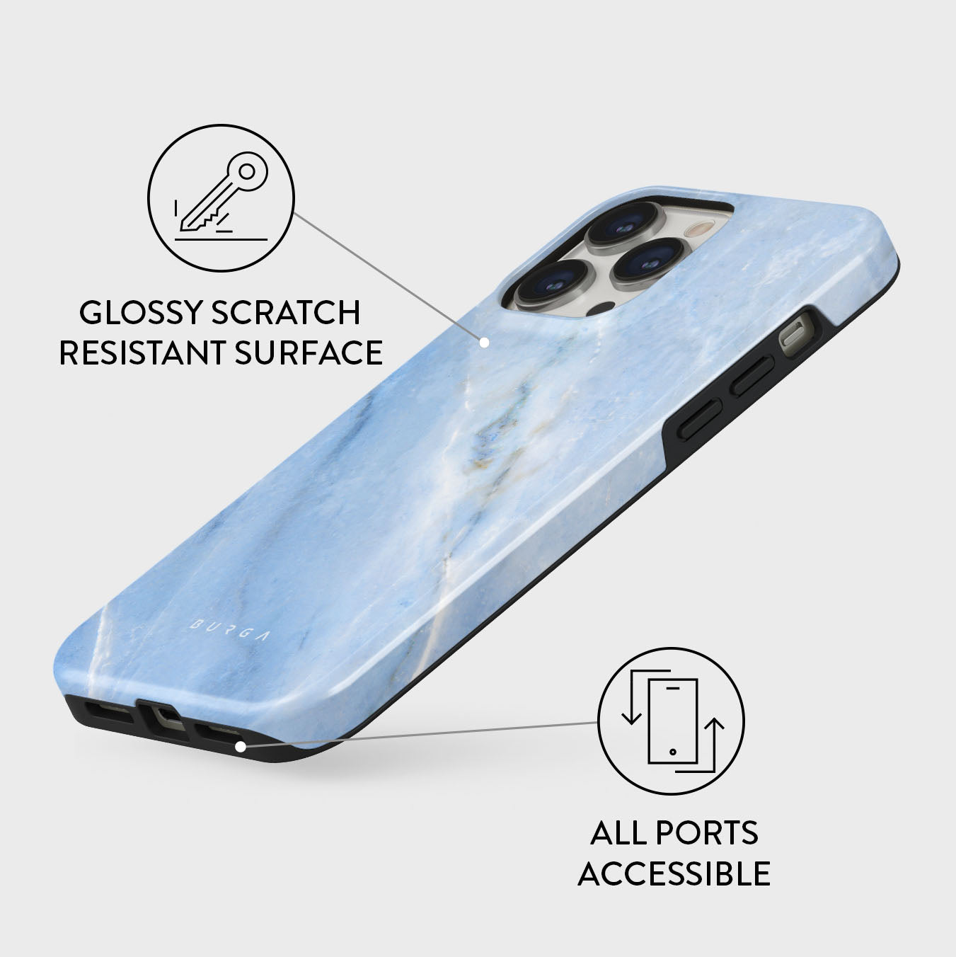 Fluffy Clouds - iPhone 13 Pro Max Case