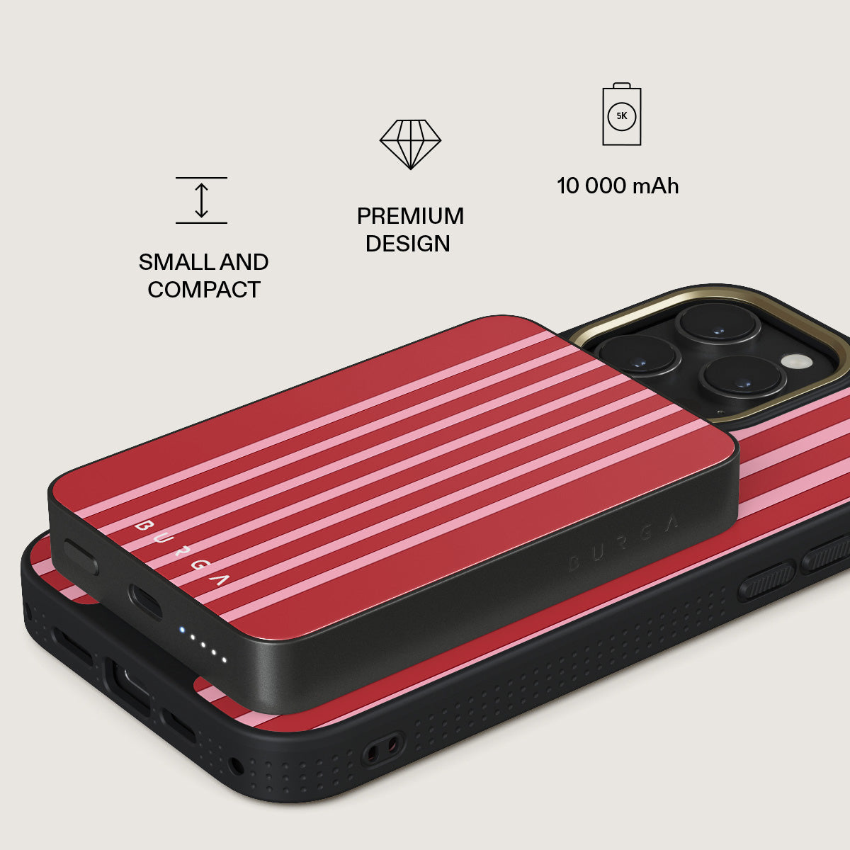 Strawberry Jam - Magnetic Power Bank