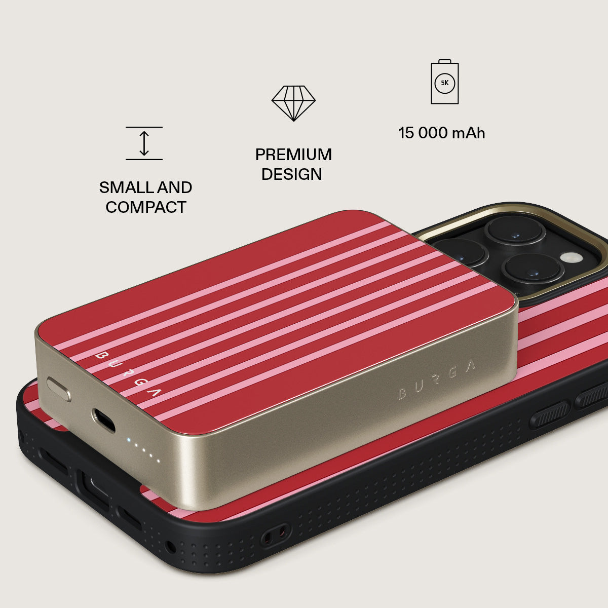 Strawberry Jam - Magnetic Power Bank