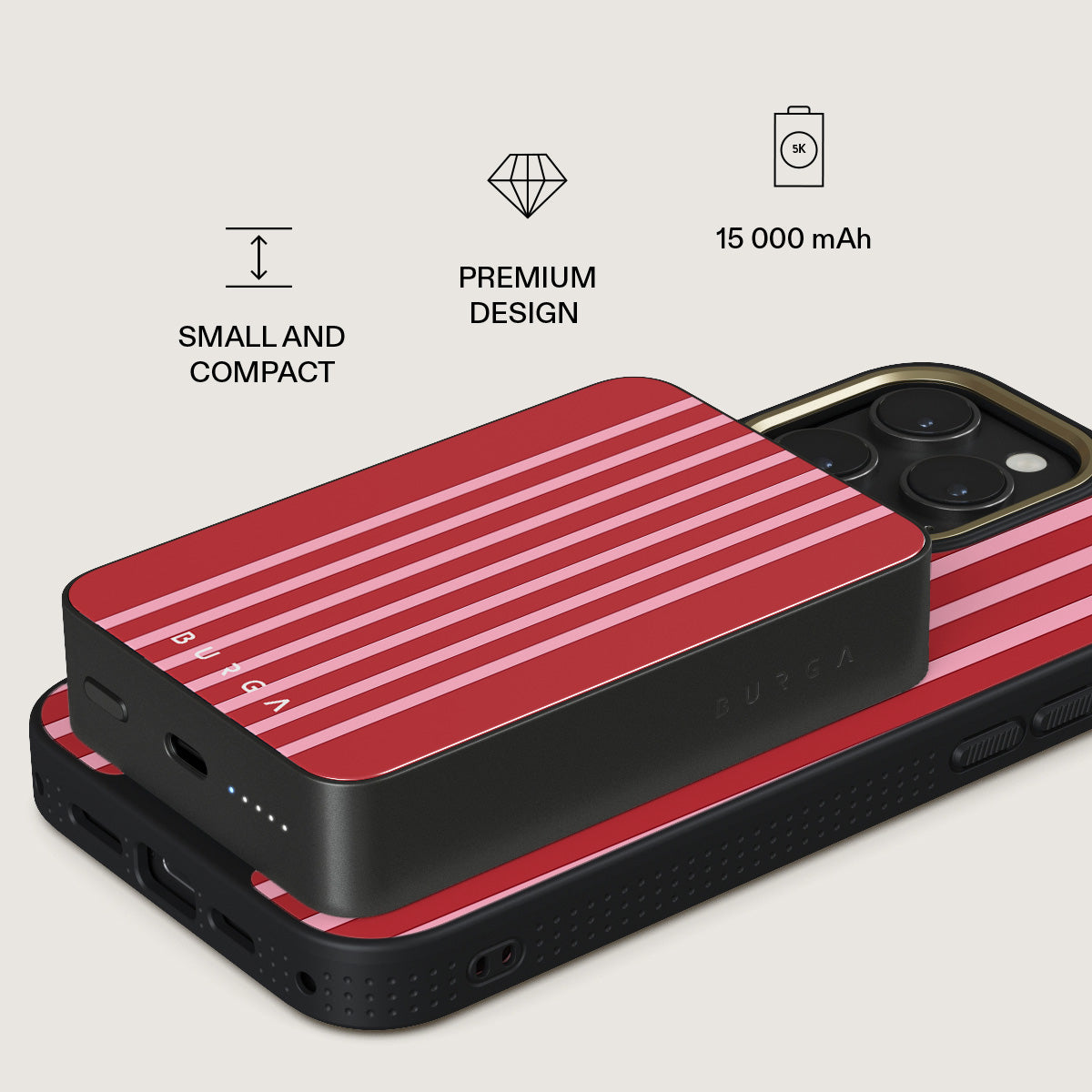 Strawberry Jam - Magnetic Power Bank