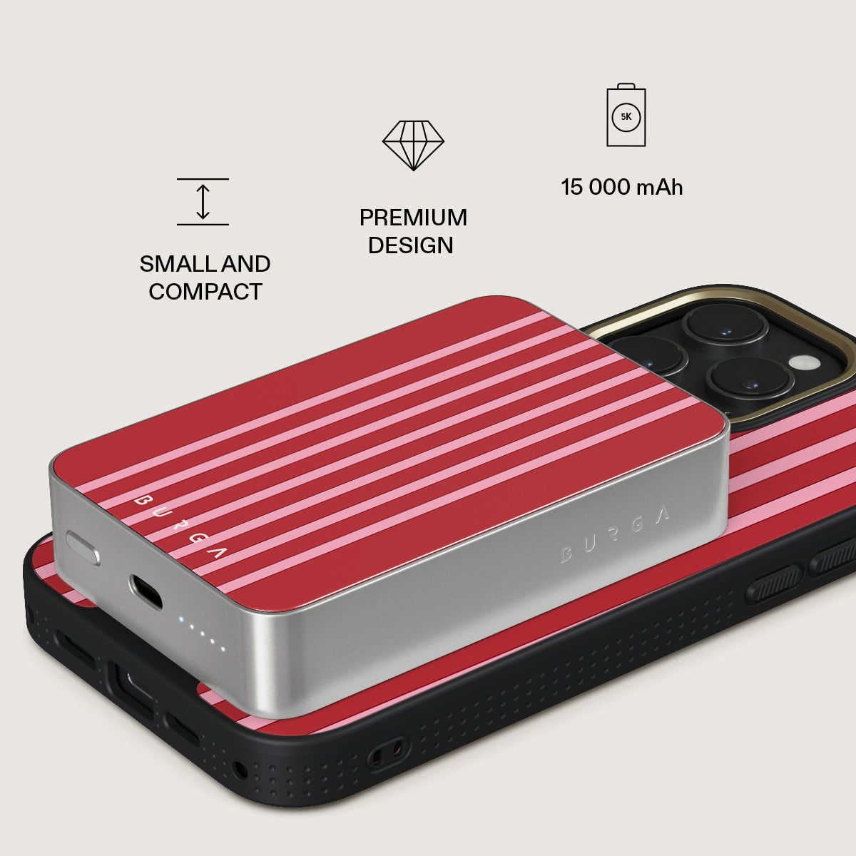 Strawberry Jam - Magnetic Power Bank