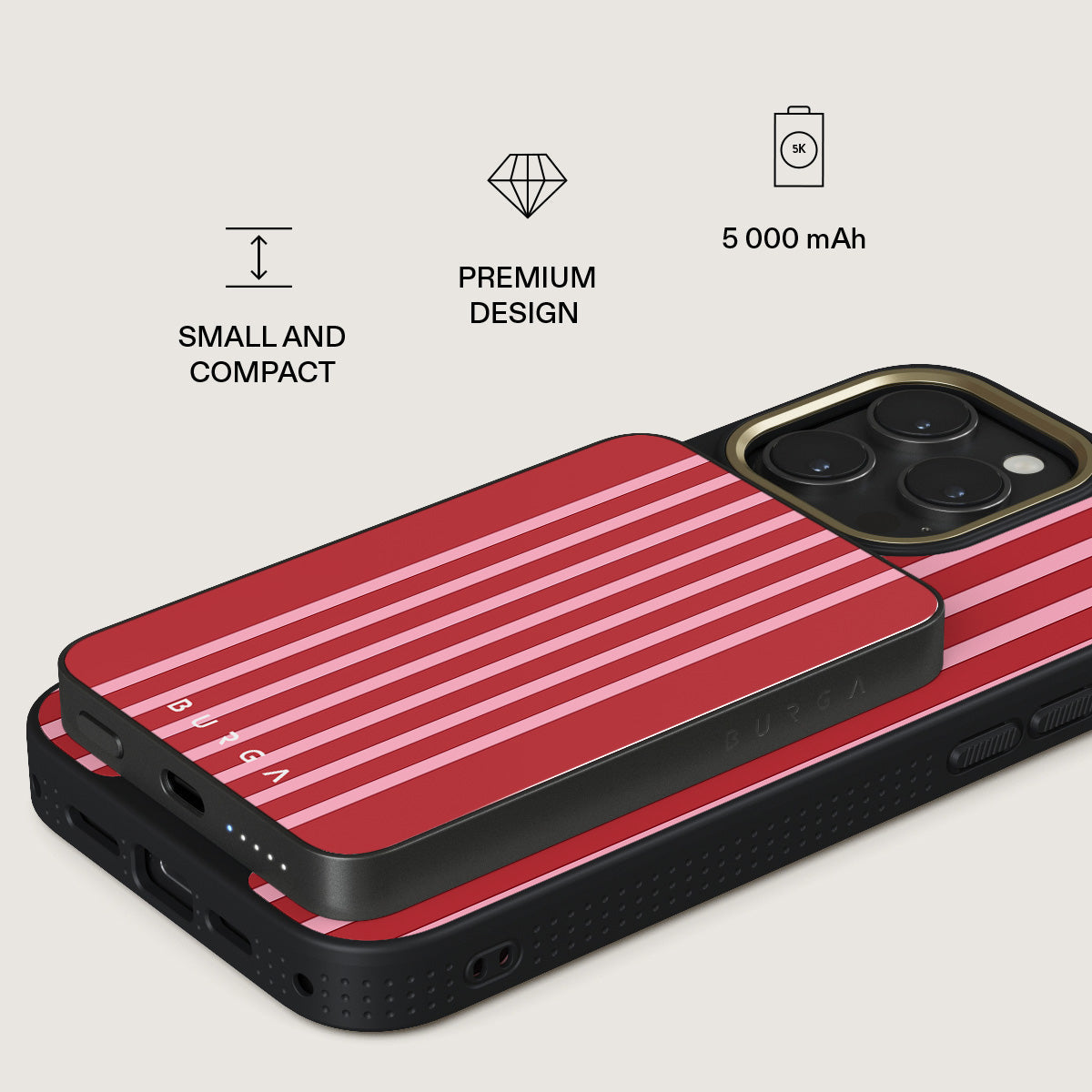 Strawberry Jam - Magnetic Power Bank