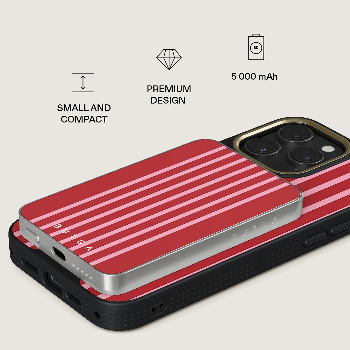 Strawberry Jam - Magnetic Power Bank