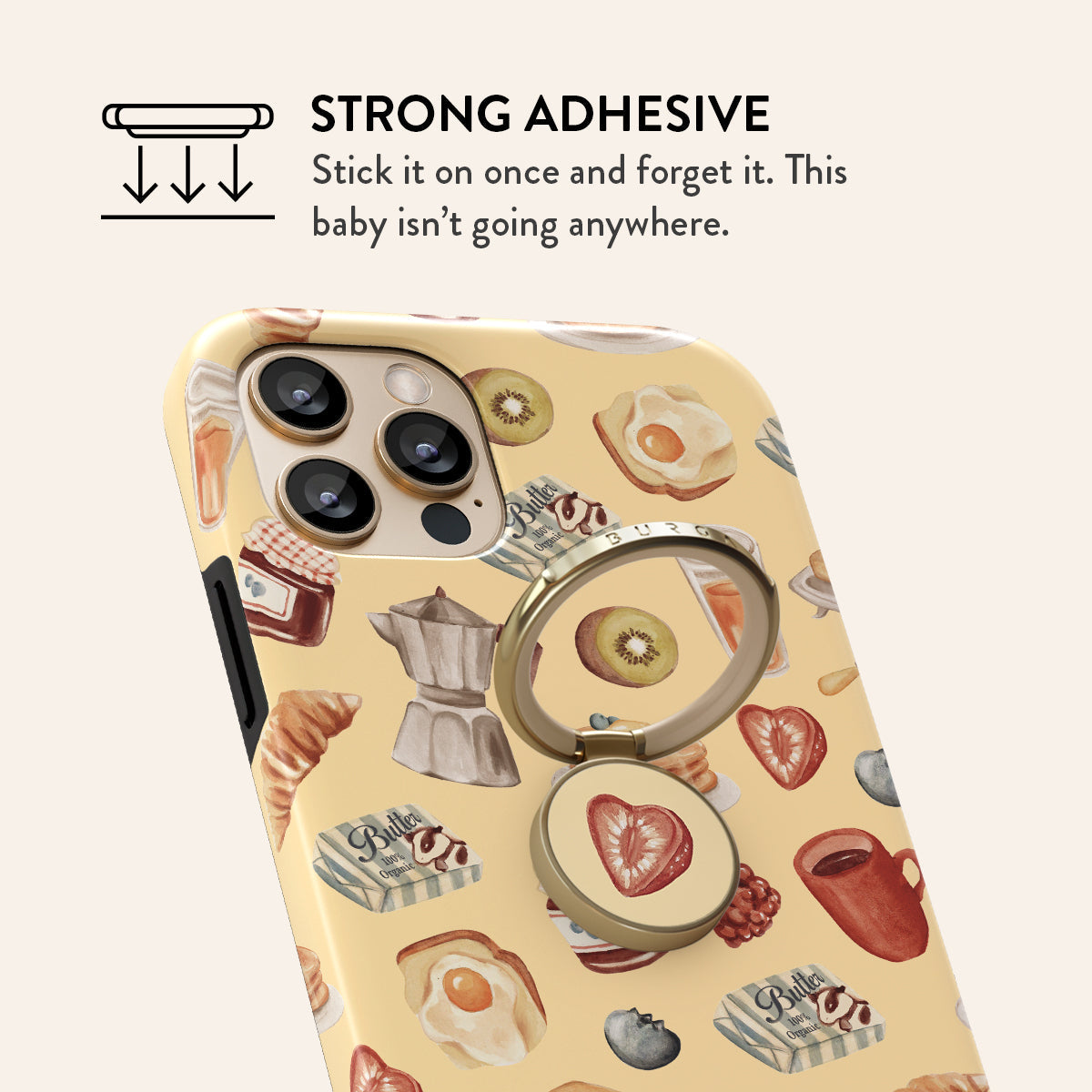 Sunny Side Up - Adhesive Ring Holder